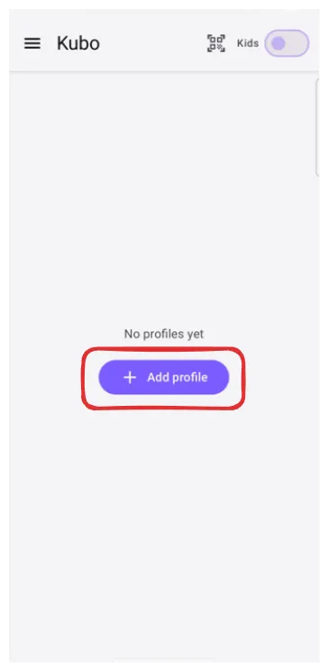 Add Profile Button