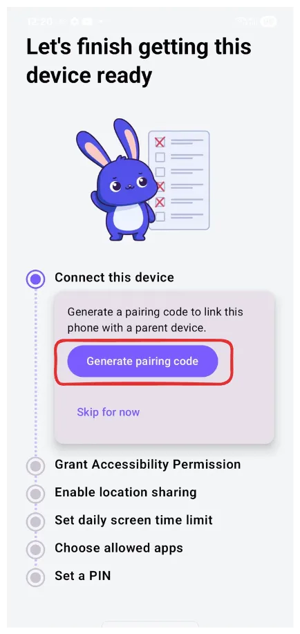 Generate QR during onboarding